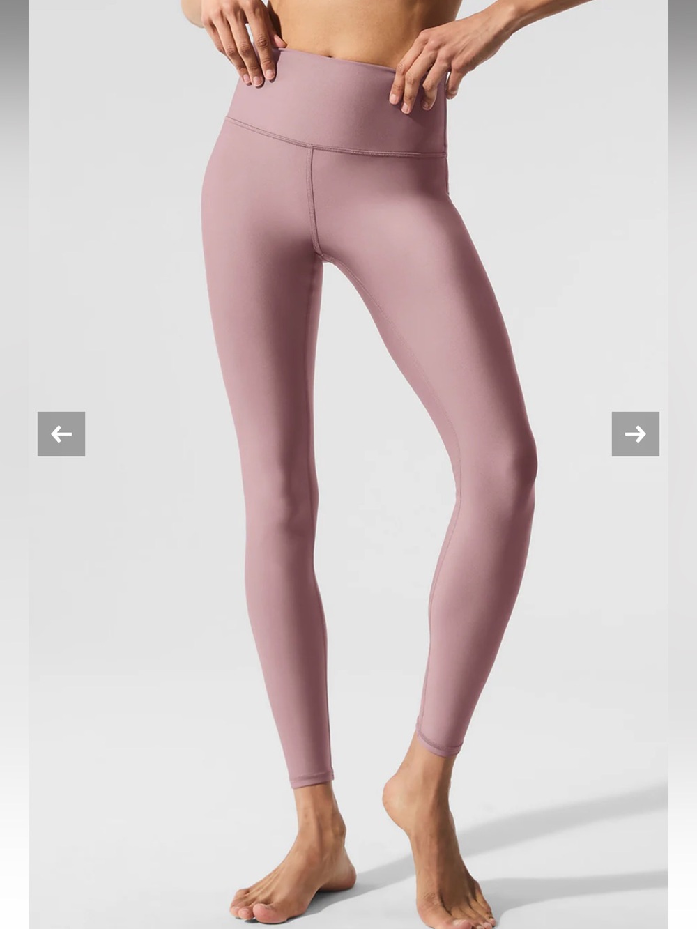 Alo Yoga NWT 7/8 High Waist Airlift Legging - Mushroom